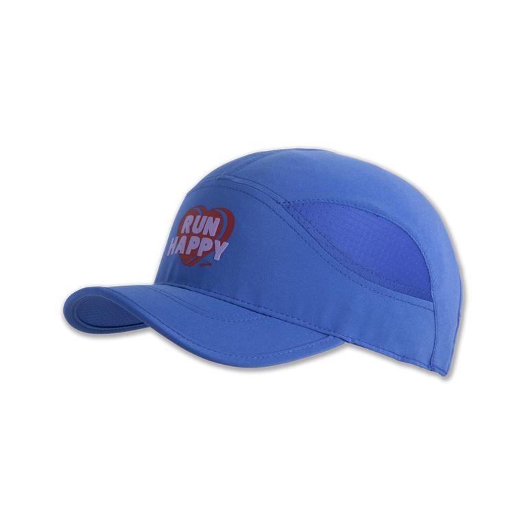 Brooks Chaser - Mens Running Hat - Bluetiful/Run Happy Heart (07281IFVE)